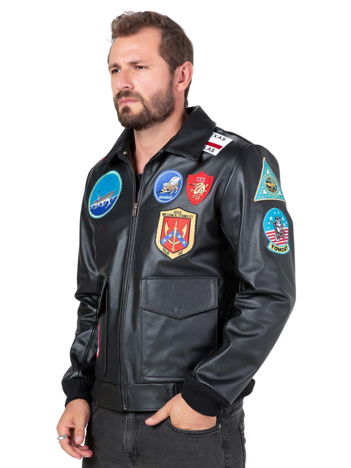 Jaqueta De Couro Top Gun Compre Agora Magon Couros